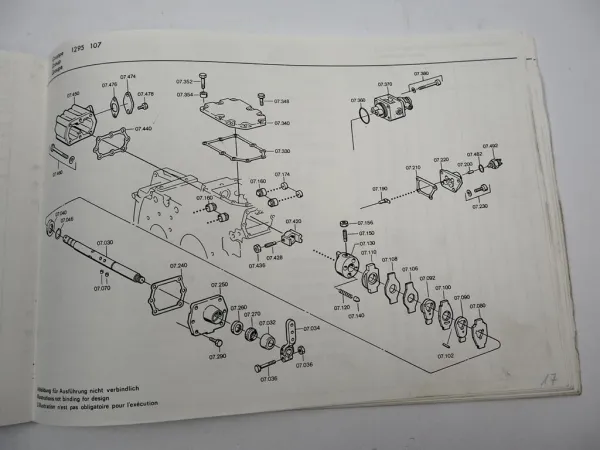 Orig. ZF Ecosplit 16 S 130 Getriebe Ersatzteilliste MAN Spare Parts List 07/1987