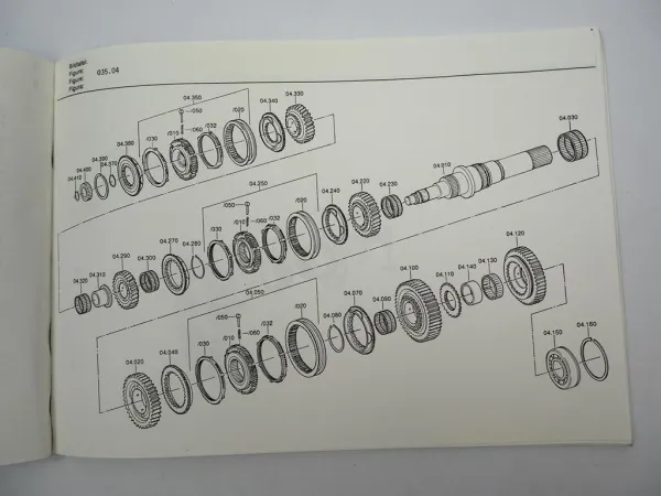 Orig. ZF S 6-90 Ecolite Getriebe Ersatzteilliste DAF SB 2305 Bus Parts List 2/92
