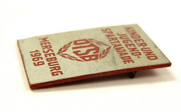 Original Abzeichen Kinder und Jugend Spartakiade DTSB Merseburg DDR 1969