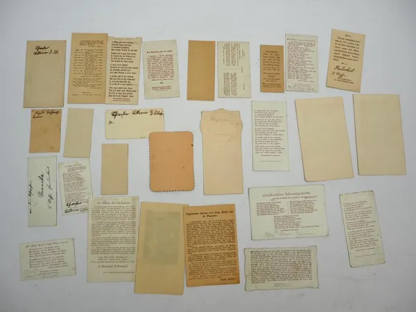 Original Andachtsbilder 27 Stück ca. 1900 bis 1920