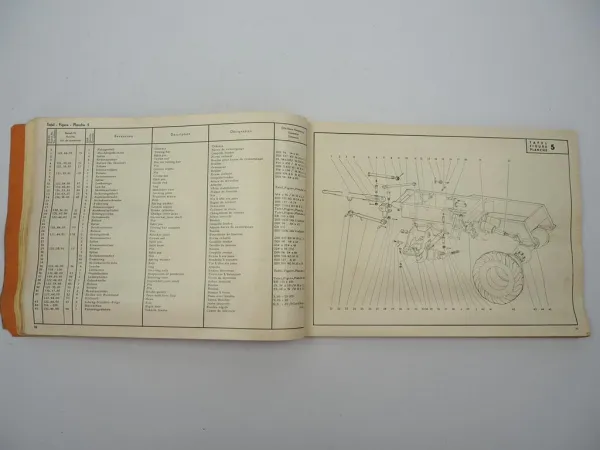 Original Atlas 1302 Hydraulikbagger Betriebsanleitung Ersatzteilliste 1970