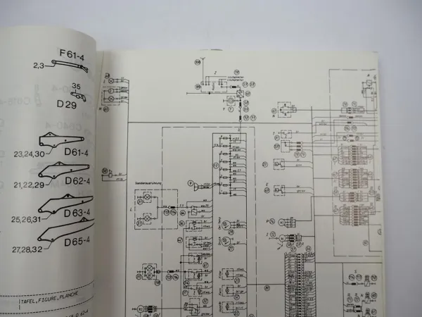 Original Atlas 1604M Bagger Ersatzteilliste Parts List Schaltplan Elektrik 1988