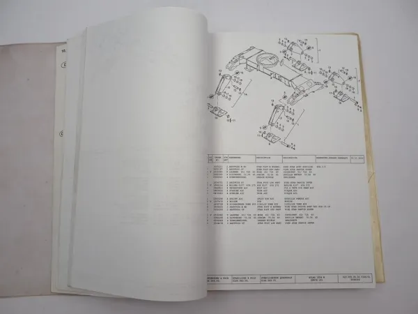 Original Atlas 1604M Serie 261 Bagger Ersatzteilliste Parts List 2000
