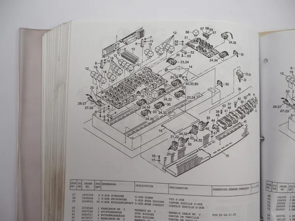 Original Atlas 1604M Serie 261 Bagger Ersatzteilliste Parts List 2000