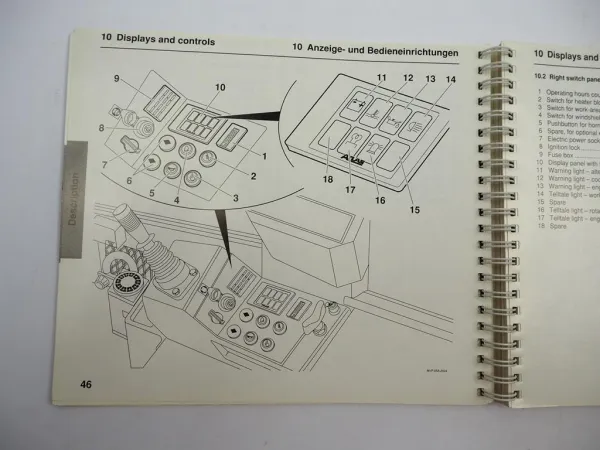 Original Atlas 404 Raupenbagger Betriebsanleitung Bedienung Wartung 1994