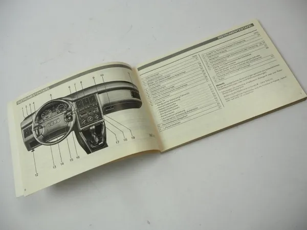 Original Audi 80 B3 Typ 89 Quattro Betriebsanleitung 1989 Bedienungsanleitung