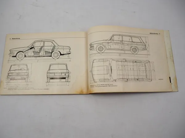 Original Audi 80 Variant 80L F103 Betriebsanleitung 9/1967 Bedienung & Wartung