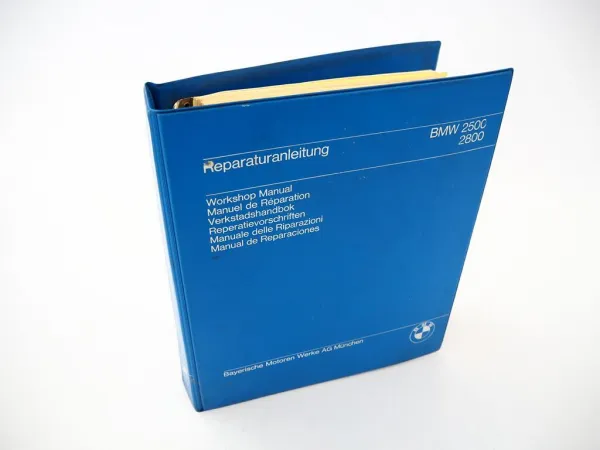 Original BMW 2500 2800 3,0 E3 E9 Werkstatthandbuch Reparatur 1969-73