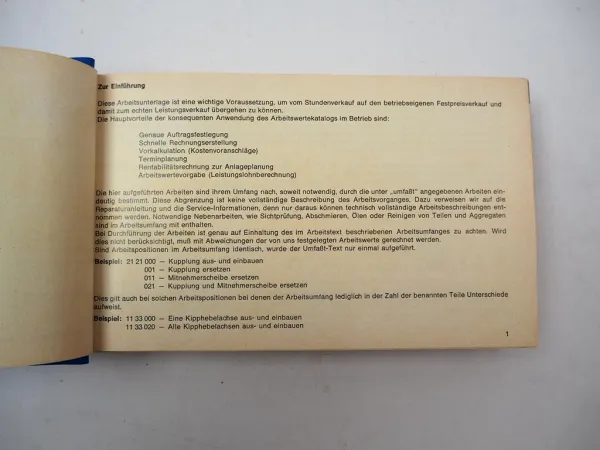 Original BMW 2500 2800 A CS CSA E3 E9 Arbeitswertekatalog 1969