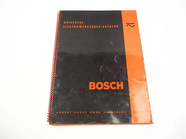 Original Bosch Universal Elektrowerkzeuge Katalog Preisliste 1959