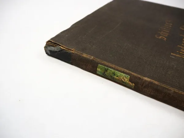 Original Buch mit 40 Holzschnitten Schillers Lied von der Glocke 1855 Reher