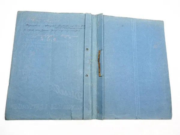 Original Büssing NAG Mappe Hefter Format A4 leer ca. 1930er Jahre