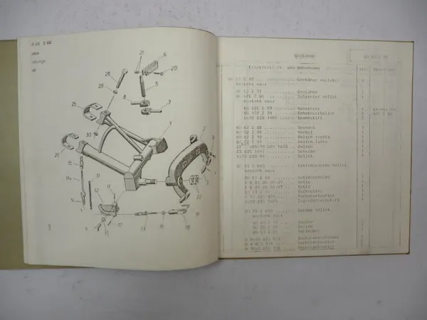 Original Busatis BM 63KW Mähwerk für Unimog Betriebsanleitung Ersatzteilliste