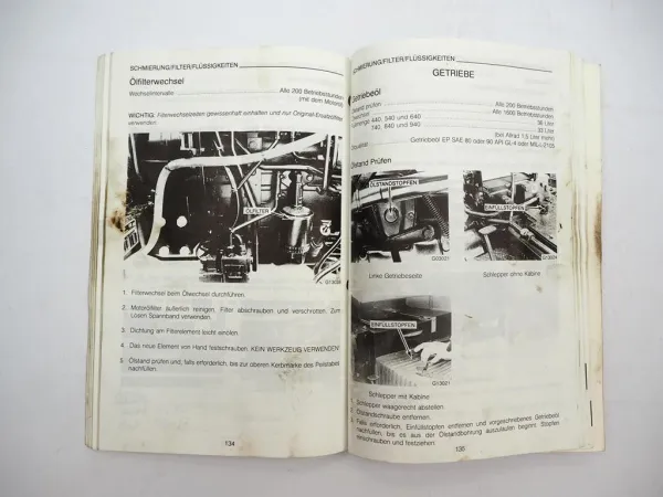 Original Case IHC 440 540 640 740 840 940 Traktor Betriebsanleitung Wartung 1990