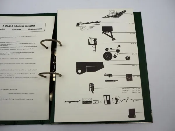 Original Claas Dominator 100 105 Mähdrescher Ersatzteilliste Spare Parts List 1983