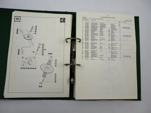 Original Claas Dominator 100 105 Mähdrescher Ersatzteilliste Spare Parts List 1983