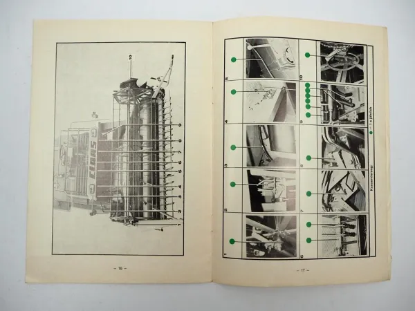 Original Claas Mercator Mähdrescher Schmierplan 1969