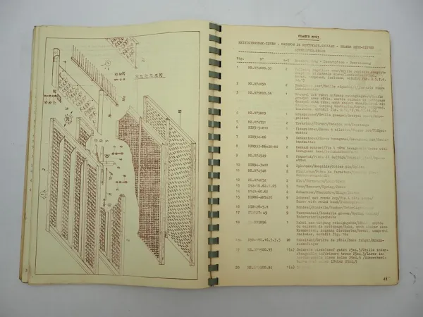 Original Claeys M103 Serie 66 Combine Mähdrescher Ersatzteilliste Parts List