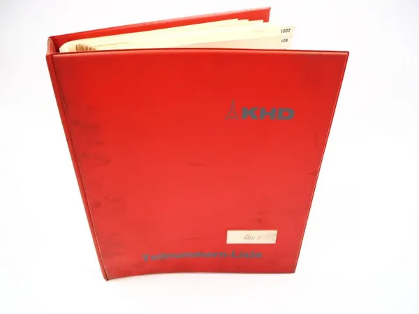 Original Deutz D15.1 Schlepper Ersatzteilliste Teilenummernliste 1965 TN1110-2