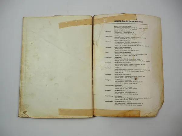 Original Deutz D3006 Schlepper Betriebsanleitung Bedienungsanleitung 1970