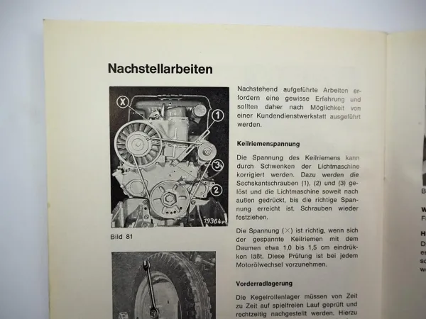 Original Deutz D6006 Schlepper Betriebsanleitung Bedienungsanleitung 1967