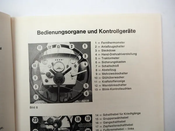 Original Deutz D8006 + Allrad Betriebsanleitung Wartung Schaltplan 1970