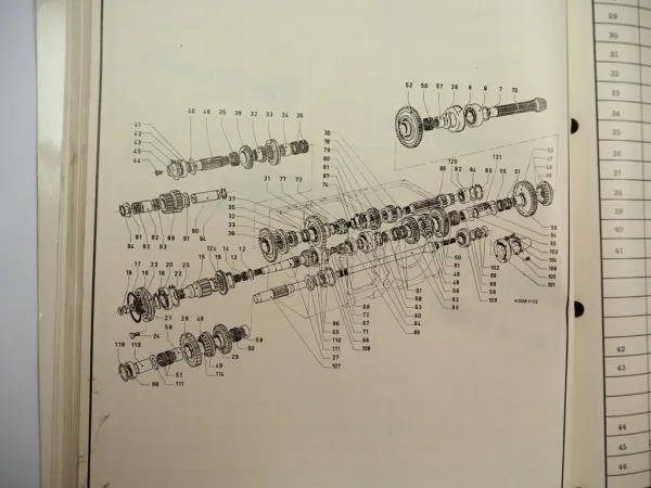 Original Deutz D9006 Schlepper Ersatzteilliste Teilenummernliste 1975 TN1008-1