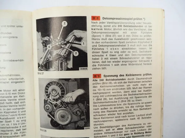 Original Deutz F1L F2L 410 Motor Betriebsanleitung Bedienung Wartung 1970