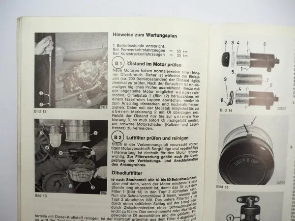 Original Deutz F3L F4L F5L F6L 912 Motor Betriebsanleitung Wartung 8/1974