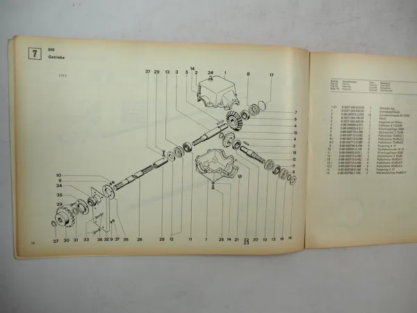 Original Deutz Fahr GP700 Großballenpresse Ersatzteilliste 1978