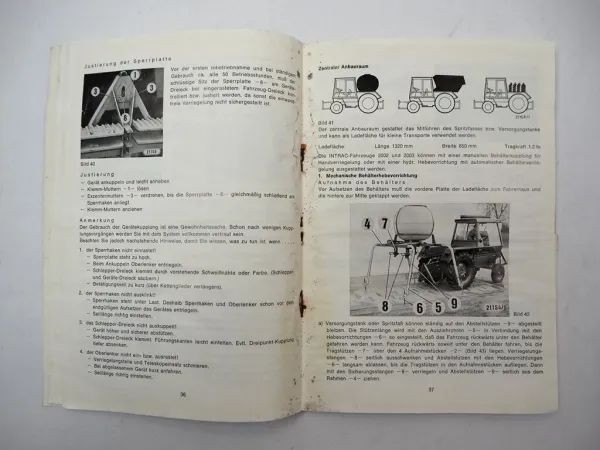 Original Deutz Intrac 2002 2003 A Betriebsanleitung Wartung Schaltplan
