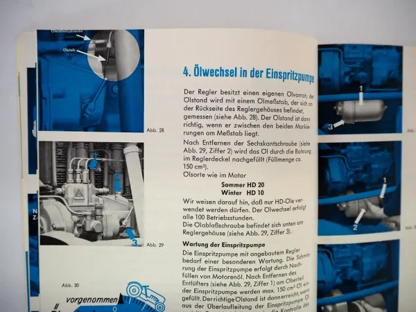 Original Eicher EM 300 Königstiger 38/40 PS Betriebsanleitung Bedienung Wartung