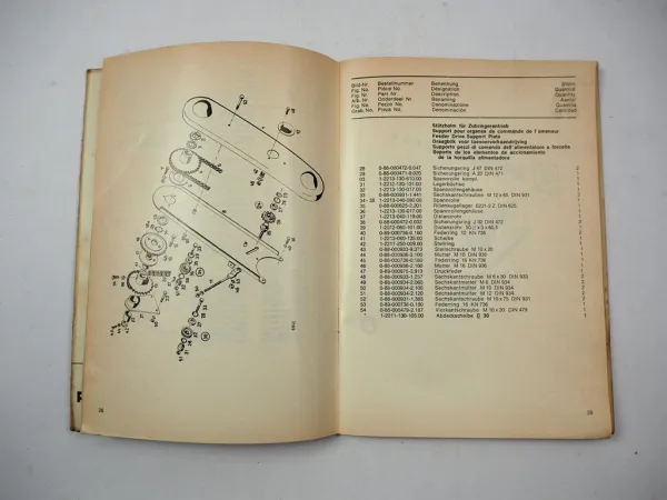 Original Fahr Köla Rivale 40 Hochdruckpresse Ersatzteilliste 12/1973