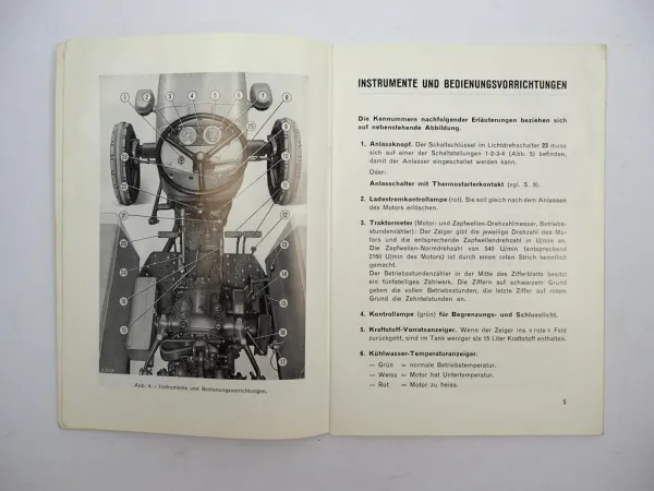 Original Fiat 500 special Schlepper Betriebsanleitung Bedienung Wartung 1979