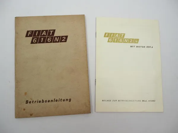 Original Fiat 616 N2 Lastwagen Betriebsanleitung Bedienung Wartung 1968