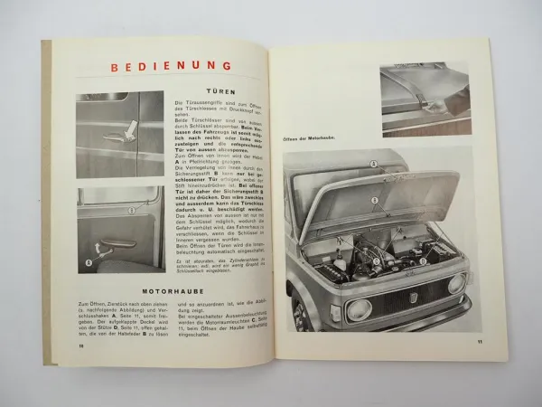 Original Fiat 616 N2 Lastwagen Betriebsanleitung Bedienung Wartung 1968