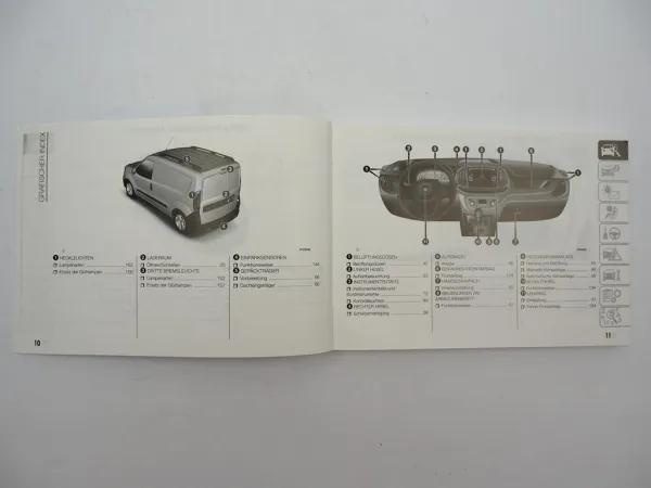 Original Fiat Doblo 263 Betriebsanleitung Bedienungsanleitung 4/2016 Bordbuch