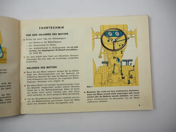 Original Fiat trattori Schlepper Ratschläge für den Schleppereinsatz 1968