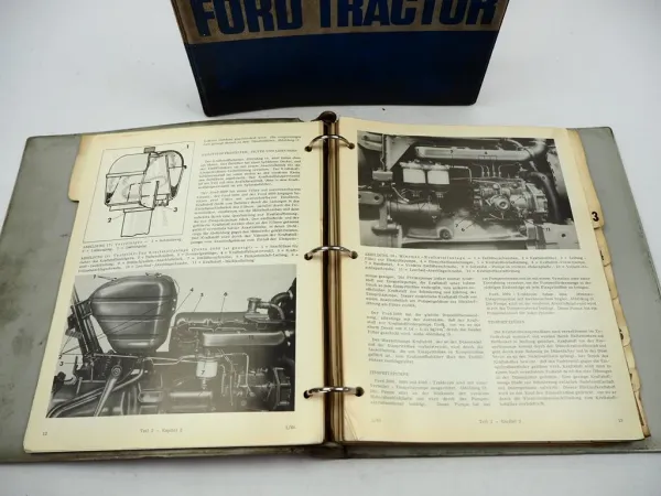 Original Ford Dexta 2000 Super Dexta 3000 Major 4000 5000 Werkstatthandbuch 1964/66