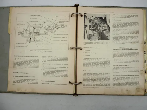 Original Ford Dexta 2000 Super Dexta 3000 Major 4000 5000 Werkstatthandbuch 1964/66
