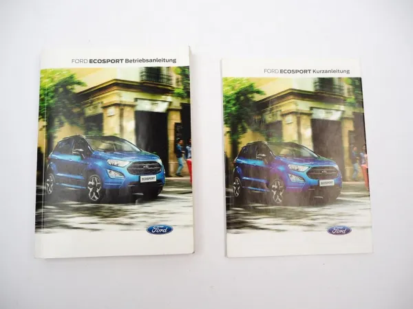 Original Ford Ecosport Betriebsanleitung Bordbuch mit 386 Seiten Stand März 2018
