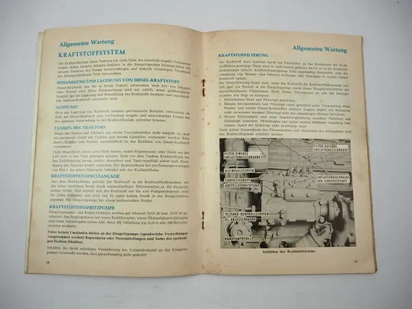 Original Ford Fordson Super Major FMD-50S Traktor Betriebsanleitung 1962