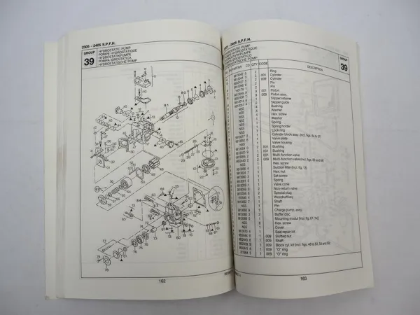 Original Ford New Holland 2305 2405 Feldhäcksler Parts List Ersatzteilliste 1992