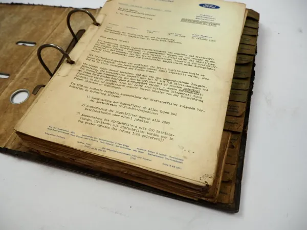 Original Ford Traktoren Service Mitteilungen 1965 - 1976 Werkstatthandbuch