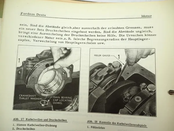 Original Fordson Major FMD 50 Dexta Werkstatthandbuch 1962 Reparaturanleitung