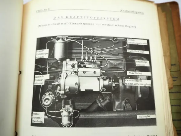 Original Fordson Major FMD50 Traktor Werkstatthandbuch 1959/62 Reparaturanleitung