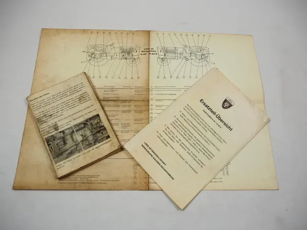 Original Güldner G30 G30S Schlepper Betriebsanleitung Übersicht Schmierplan