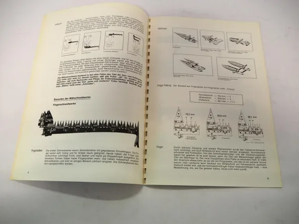 Original Werkstatthandbuch Busatis Mähwerk Schneidwerk Anwendung Wartung 1981