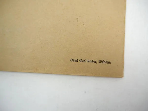 Original Handbuch der WHW Abzeichen Druck Carl Gerber München