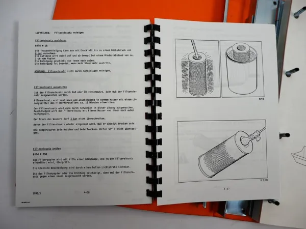 Original Hanomag 20F Radlader Schulung Werkstatthandbuch & Betriebsanleitung
